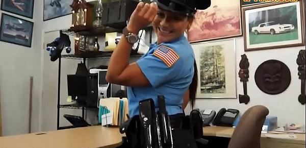  Hot ass police officer boned by pawn man